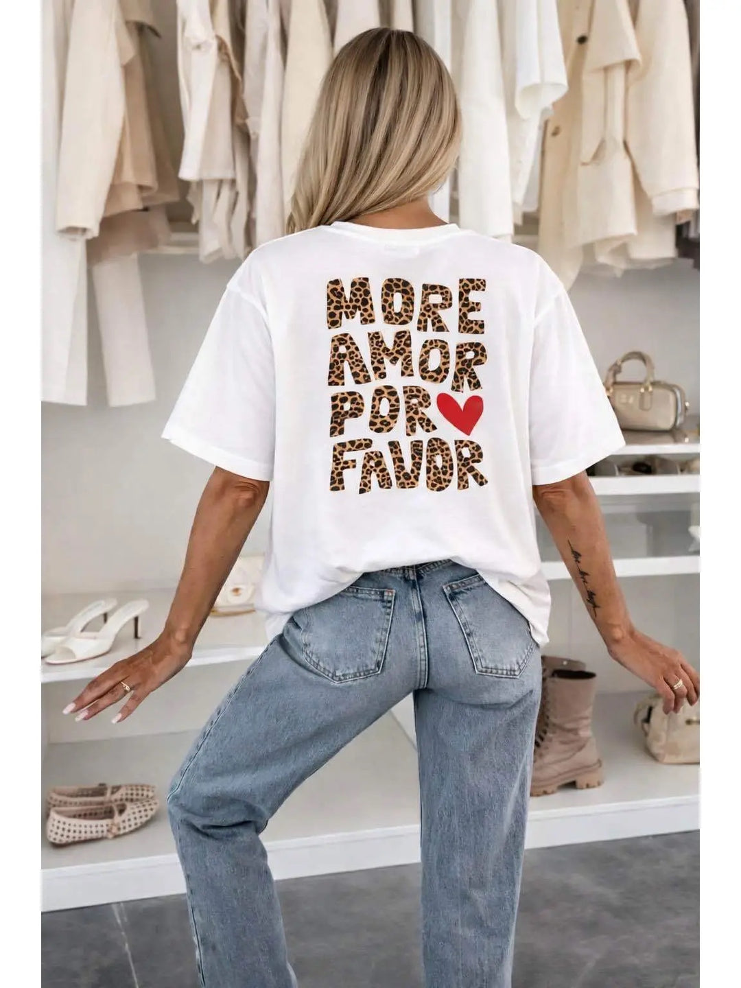 Тениска More Amor Por Favor