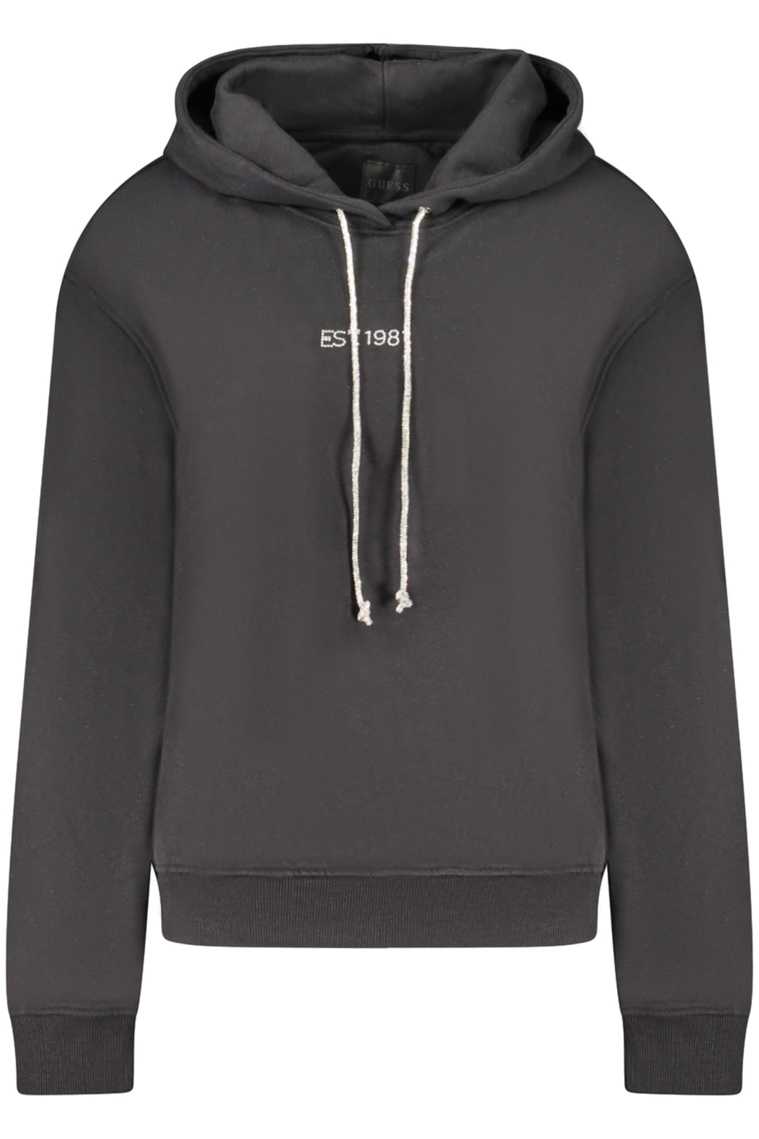 GUESS JEANS SWEATSHIRT WITHOUT ZIP WOMEN BLACK