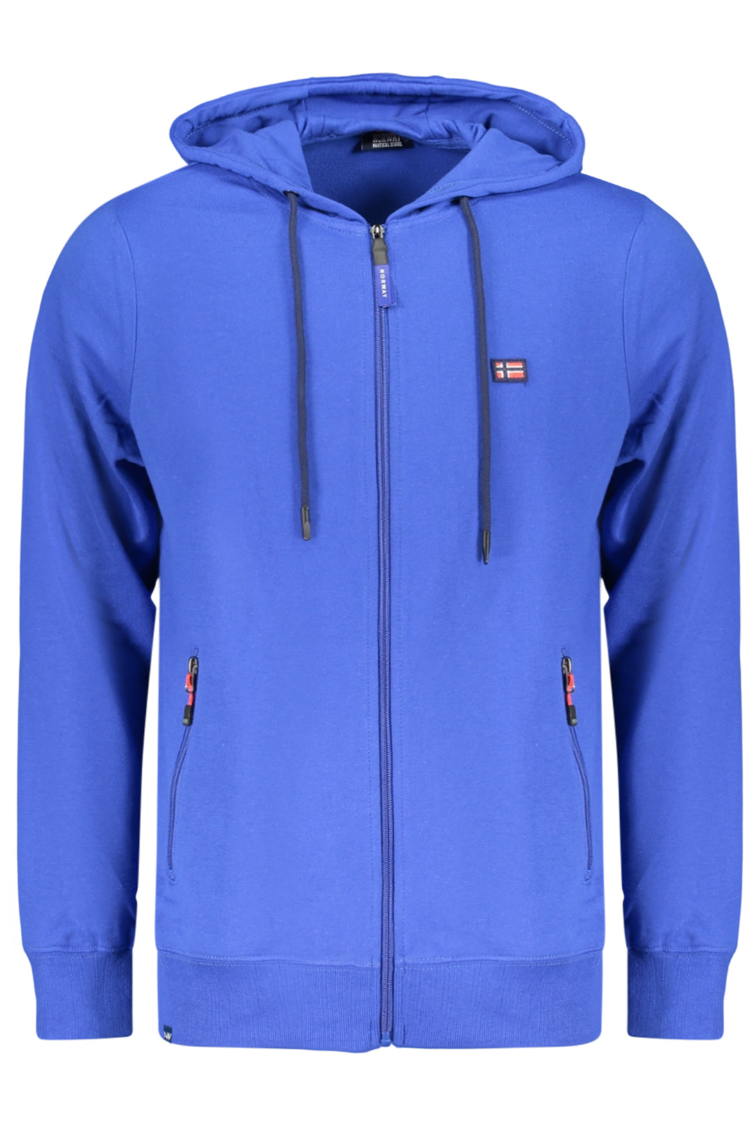 NORWAY 1963 MEN  BLUE ZIP-UP SWEATSHIRT