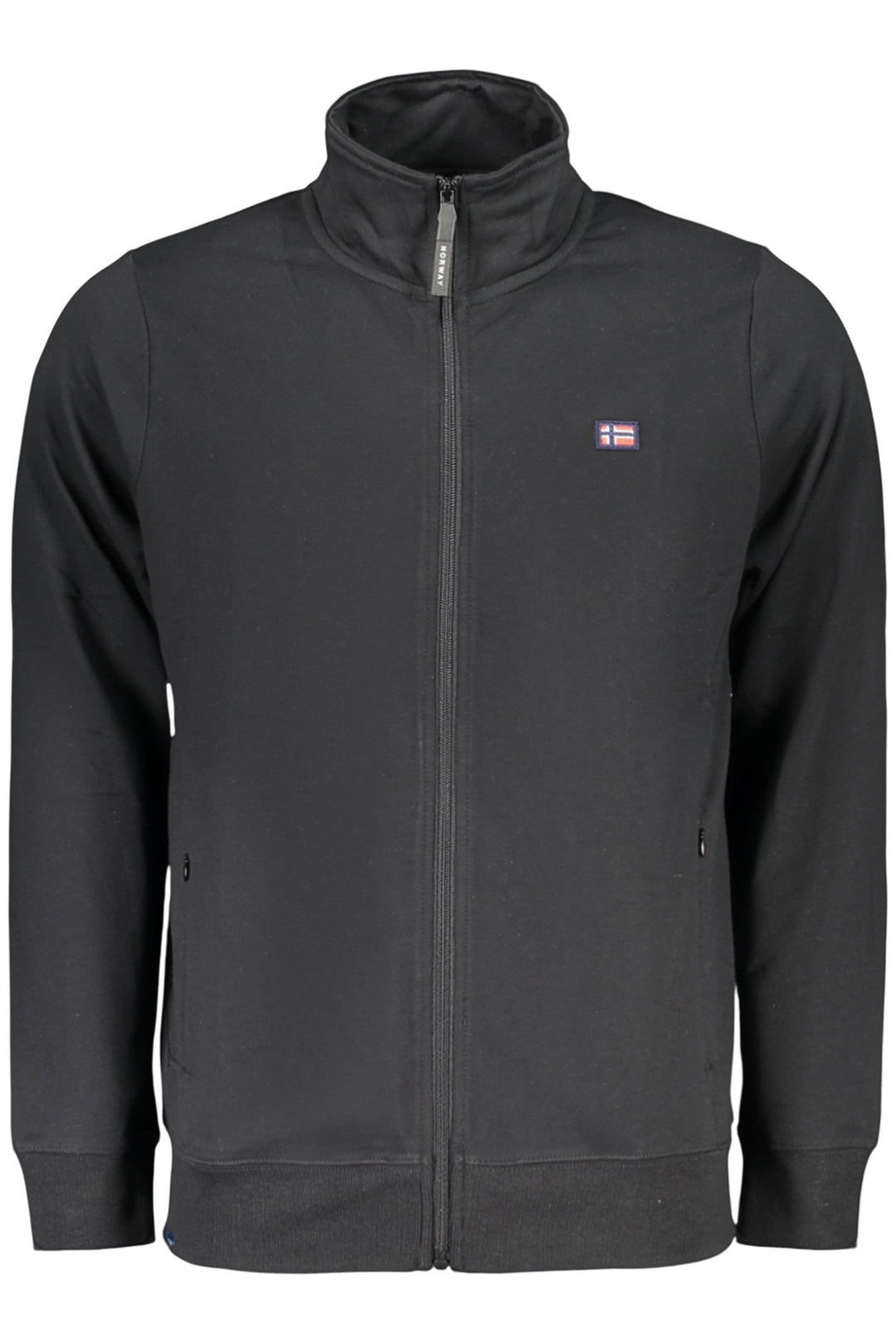 NORWAY 1963 MEN BLACK ZIP-UP SWEATSHIRT
