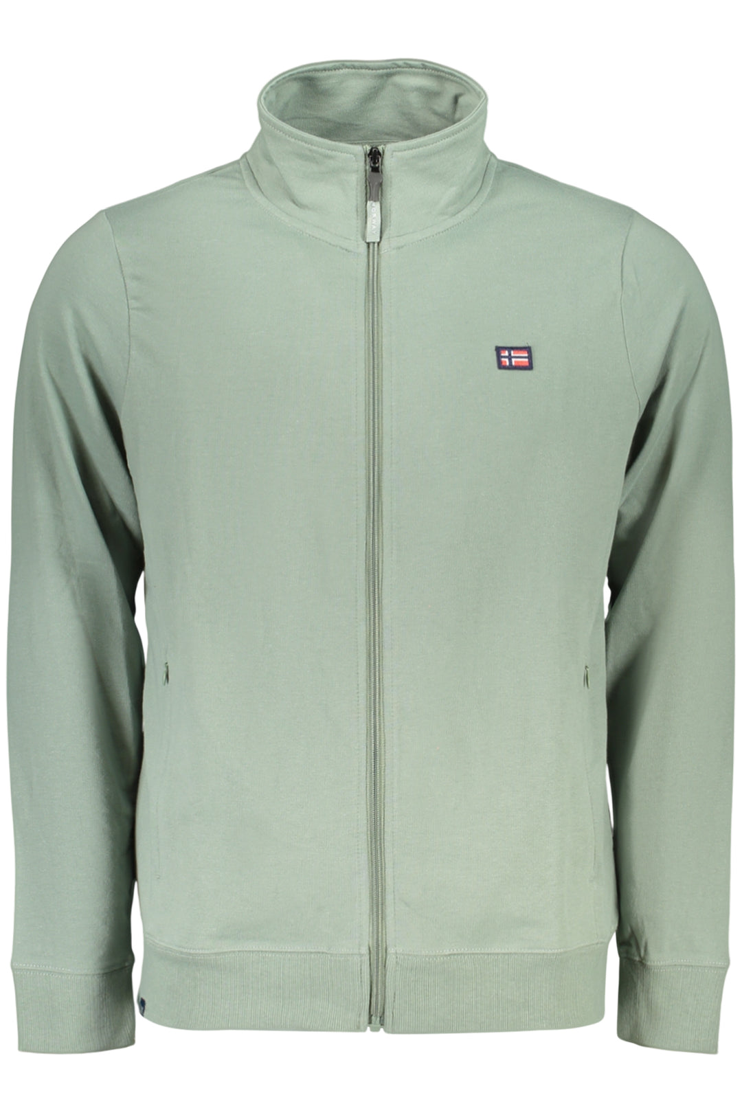 NORWAY 1963 MEN  GREEN ZIP-UP SWEATSHIRT