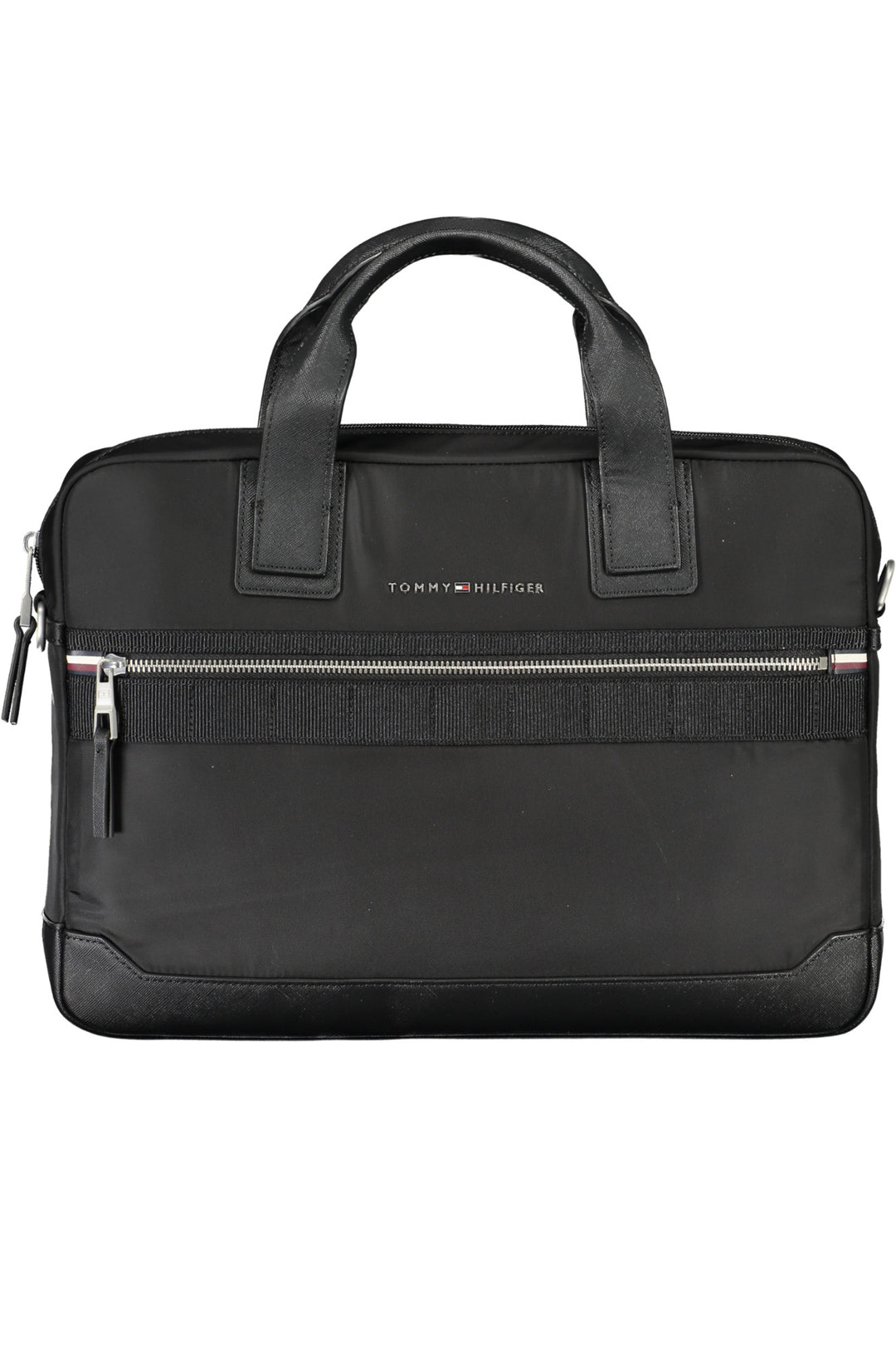 TOMMY HILFIGER BLACK MAN BRIEFCASE