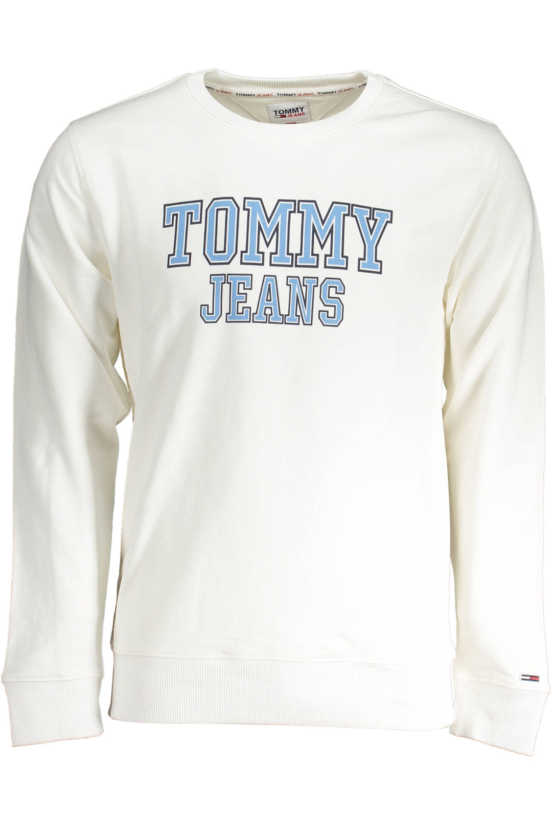 TOMMY HILFIGER MAN WHITE SWEATSHIRT WITHOUT ZIP